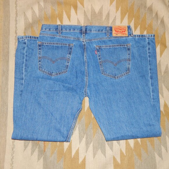 Levi's 505 - 38 x 34 - 100% Cotton Denim Blue Jeans Levi Strauss Levis EPOC - Picture 5 of 6